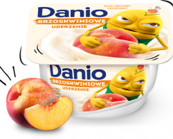 Danone Danio serek brzoskwinia130g/16