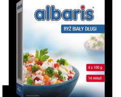 Albaris ryż biały 4*100g/12